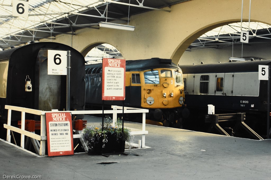 Inverness Railway Station 1982