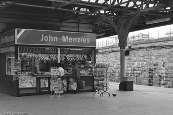 John Menzies Bookstall Dundee Railway Station 1984 British Rail