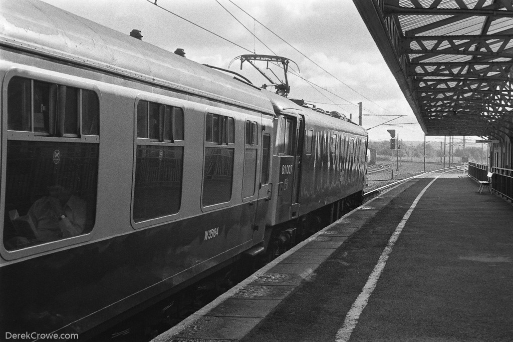81007 Carstairs Junction Railway Station 1984