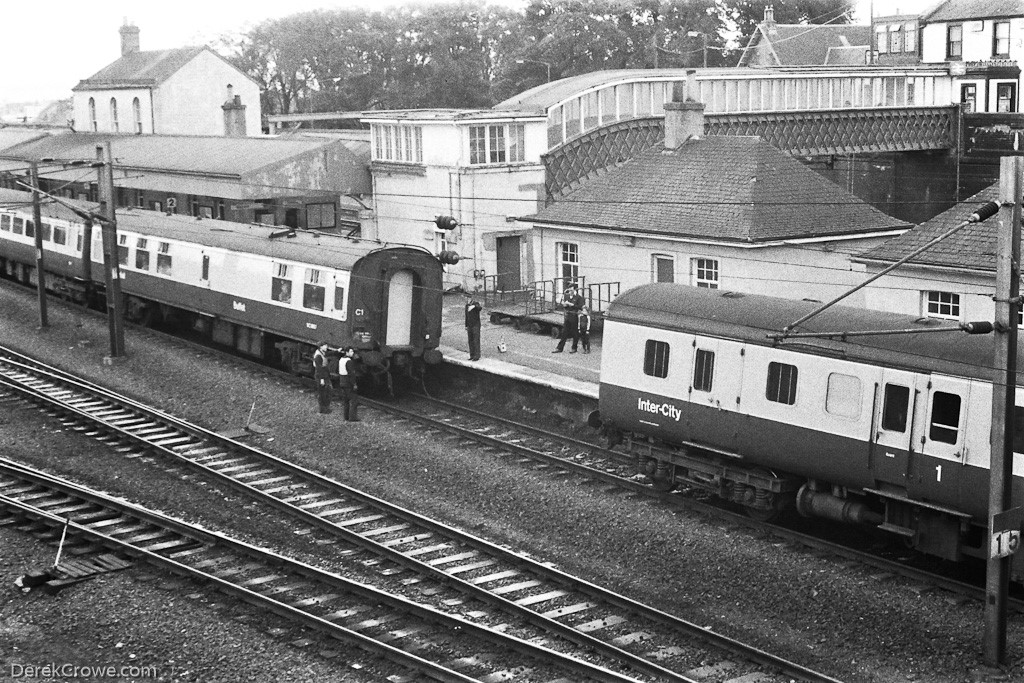 Harwich Boat Train Join Together Carstairs Station 1984