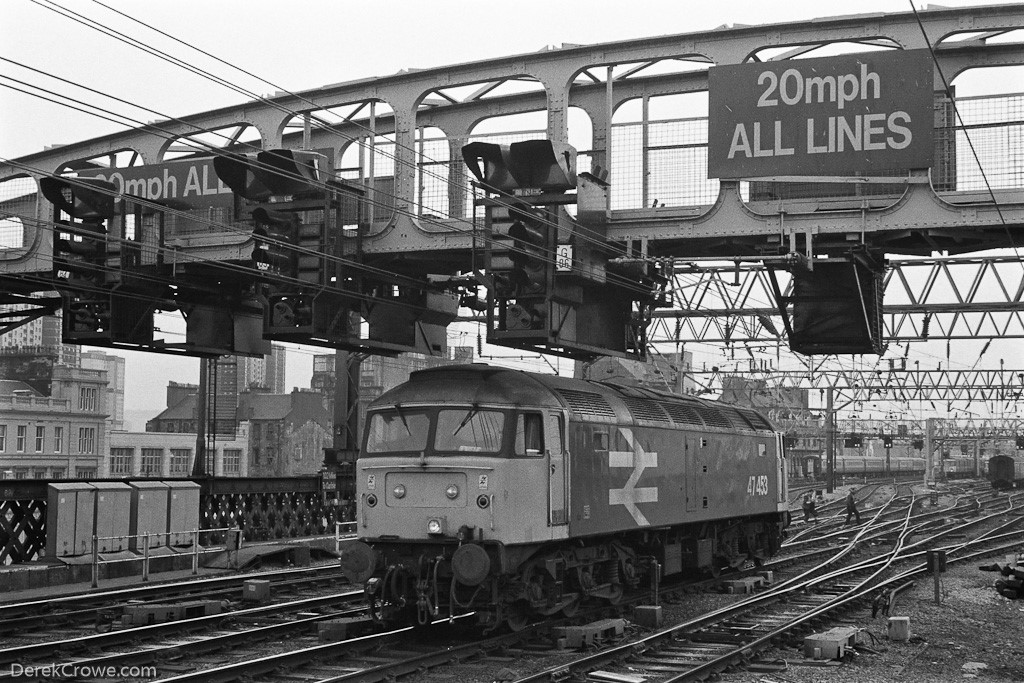 47453 Glasgow  Central Railway Station 1987
