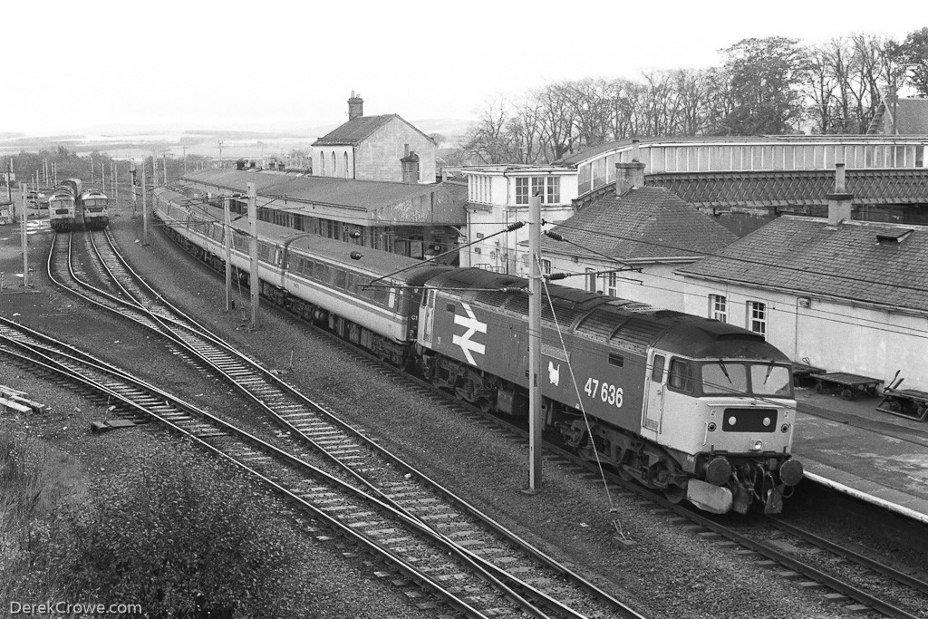 47636 Carstairs Railway Station 1988