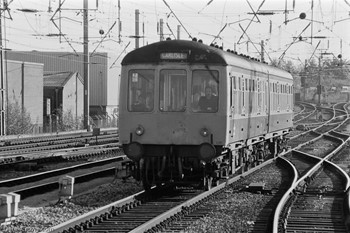 DMU Carlisle Railway Station 1988 British Rail