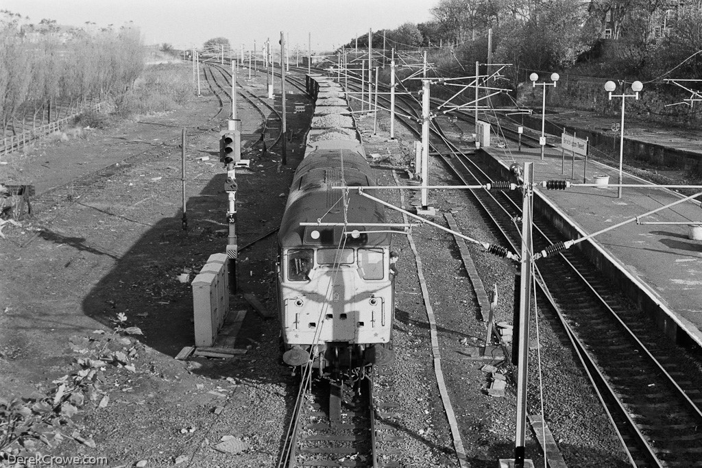 31283 Aggregates Train Berwick-upon-Tweed Railway Station 1988