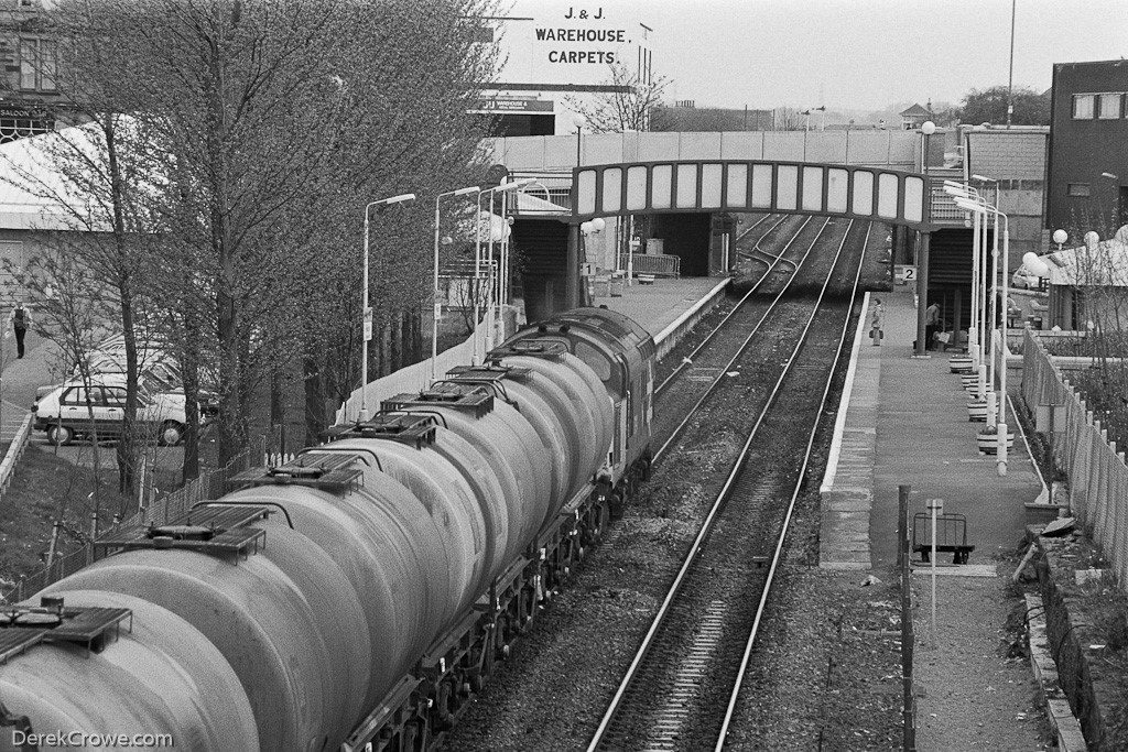 Class 37 Falkirk Grahamston Railway Station 1989