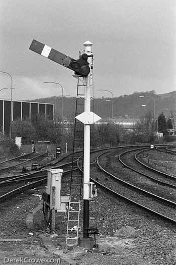 Semaphore Signal Stirling Railway Station 1989 British Rail