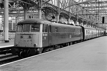 85005 TPO Special Glasgow Central 1989 British Rail