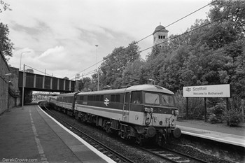 87009 Motherwell Railway Station 1989 British Rail