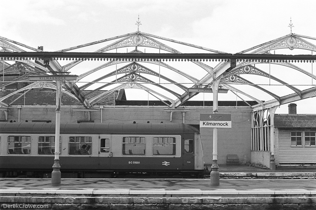 DMU Kilmarnock Railway Station 1989