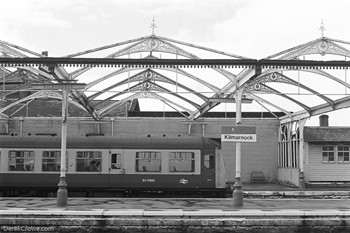 DMU Kilmarnock Railway Station 1989 British Rail