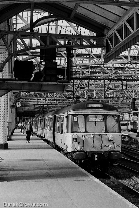 Class 303 Glasgow Central Station 1990