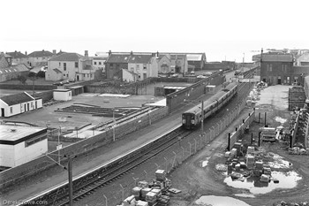 Class 318 Ardrossan Town Station 1991 British Rail